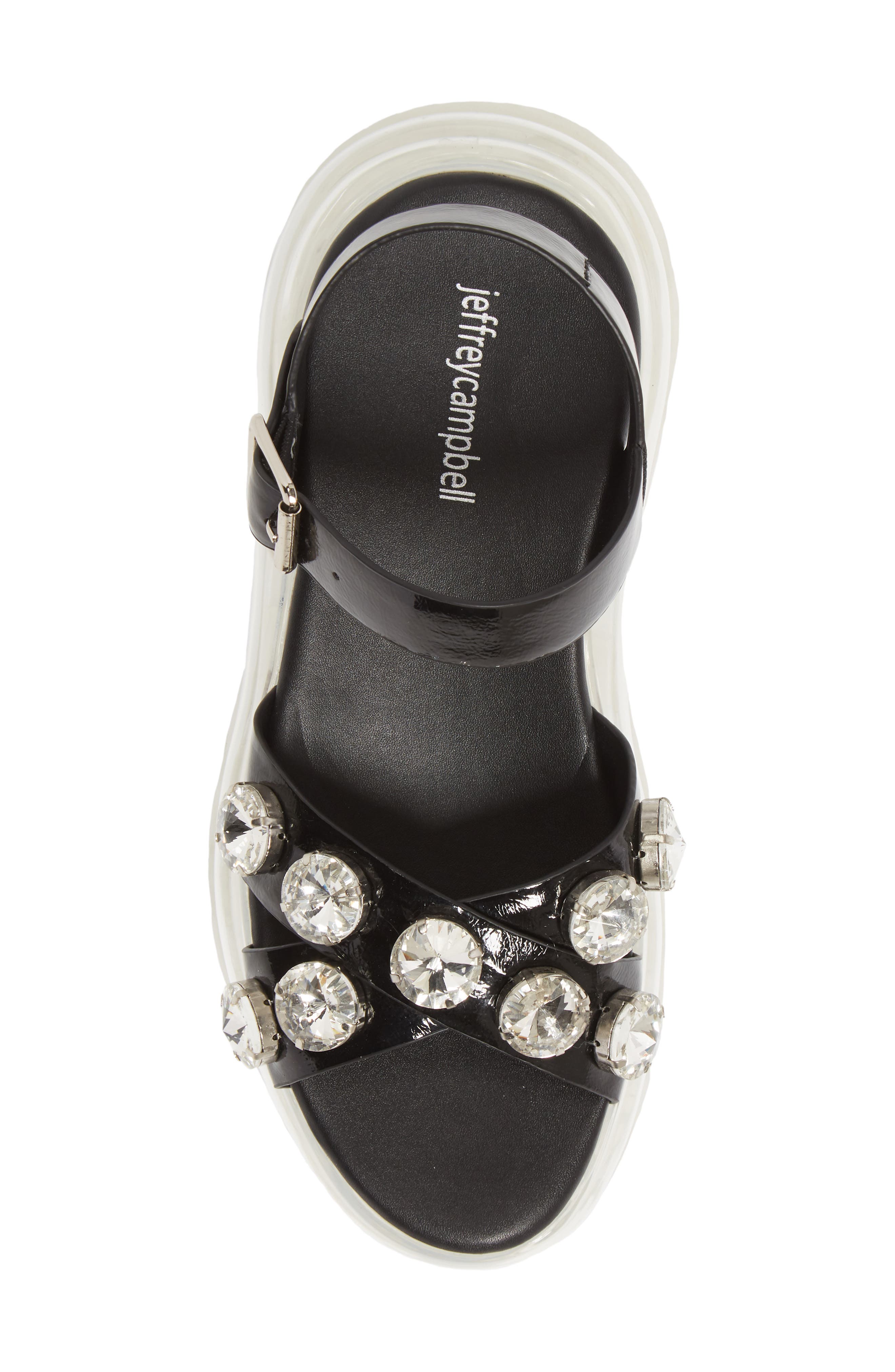 Jeffrey Campbell Quarter Strap Platform Sandal, Alternate, color, 