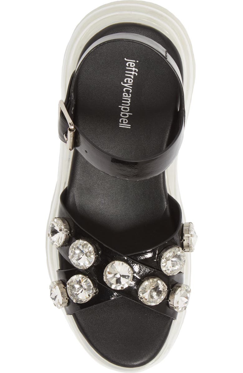 Jeffrey Campbell Quarter Strap Platform Sandal, Alternate, color,