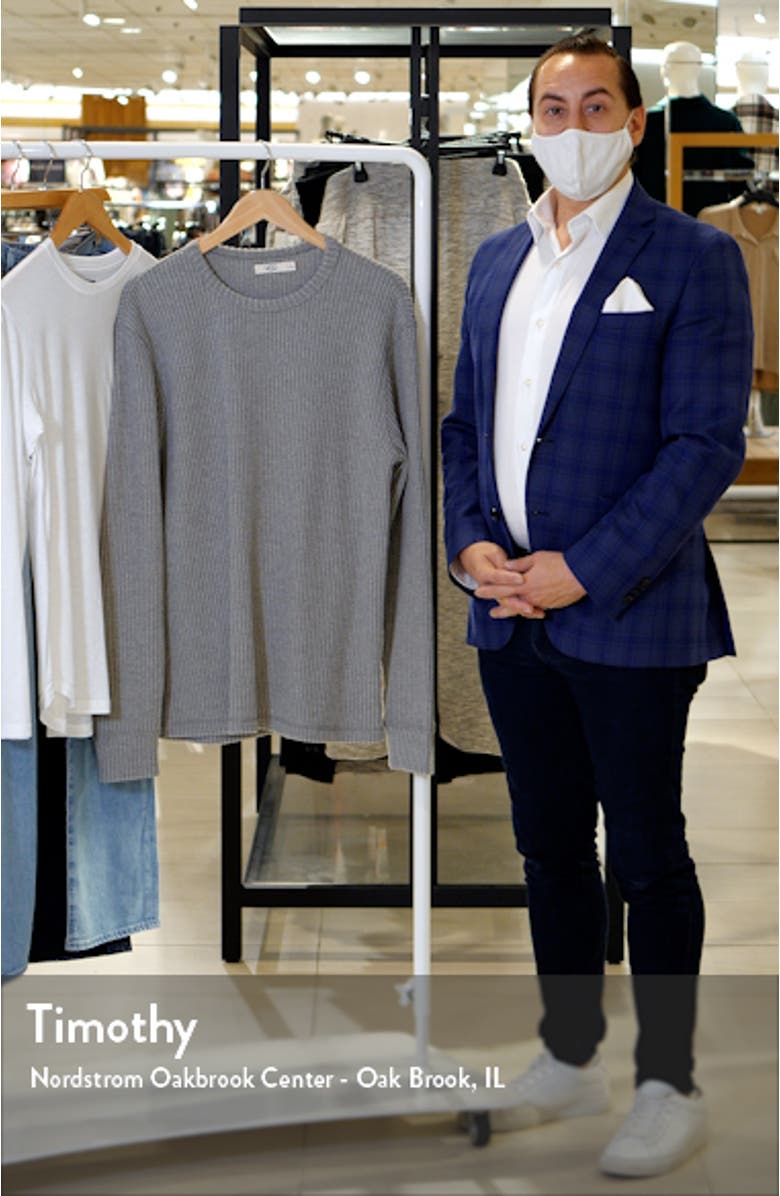 Adam Cotton Blend Thermal Knit Top, sales video thumbnail