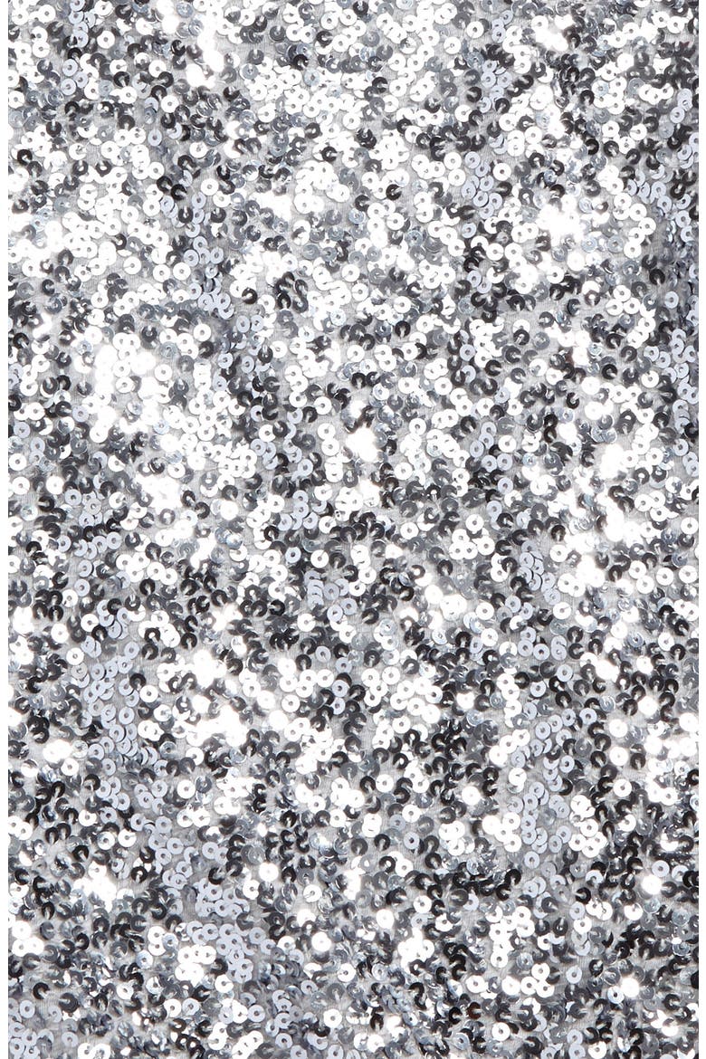 Sequin Ringer Tee, Alternate, color, SILVER
