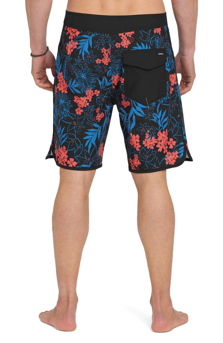 Quiksilver Jetty Bloom 19 Board Shorts, Alternate, color, Anthracite