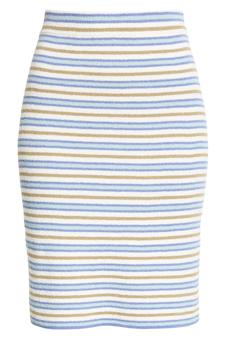 Stripe Cotton Blend Bouclé Skirt, Alternate, color, BOUCLE MULTI STRIPE
