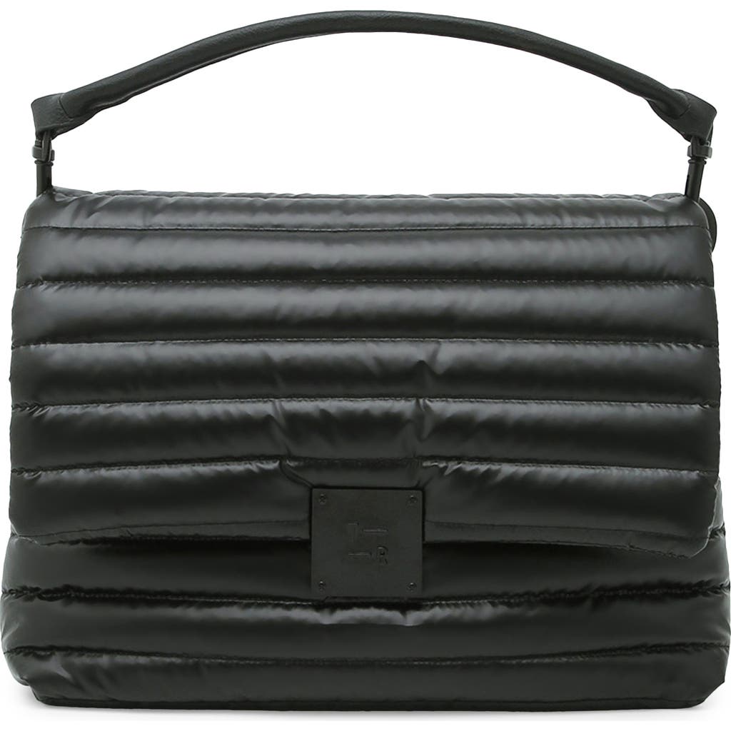 Think Royln Lady Flap Shoulder Bag In Pearl Black