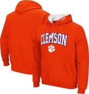 COLOSSEUM Men's Colosseum Orange Clemson Tigers Arch & Logo 3.0 Pullover Hoodie