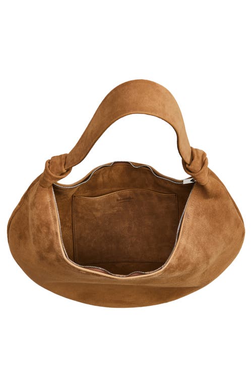 Reformation Rhea Suede Hobo Bag In Farro Suede