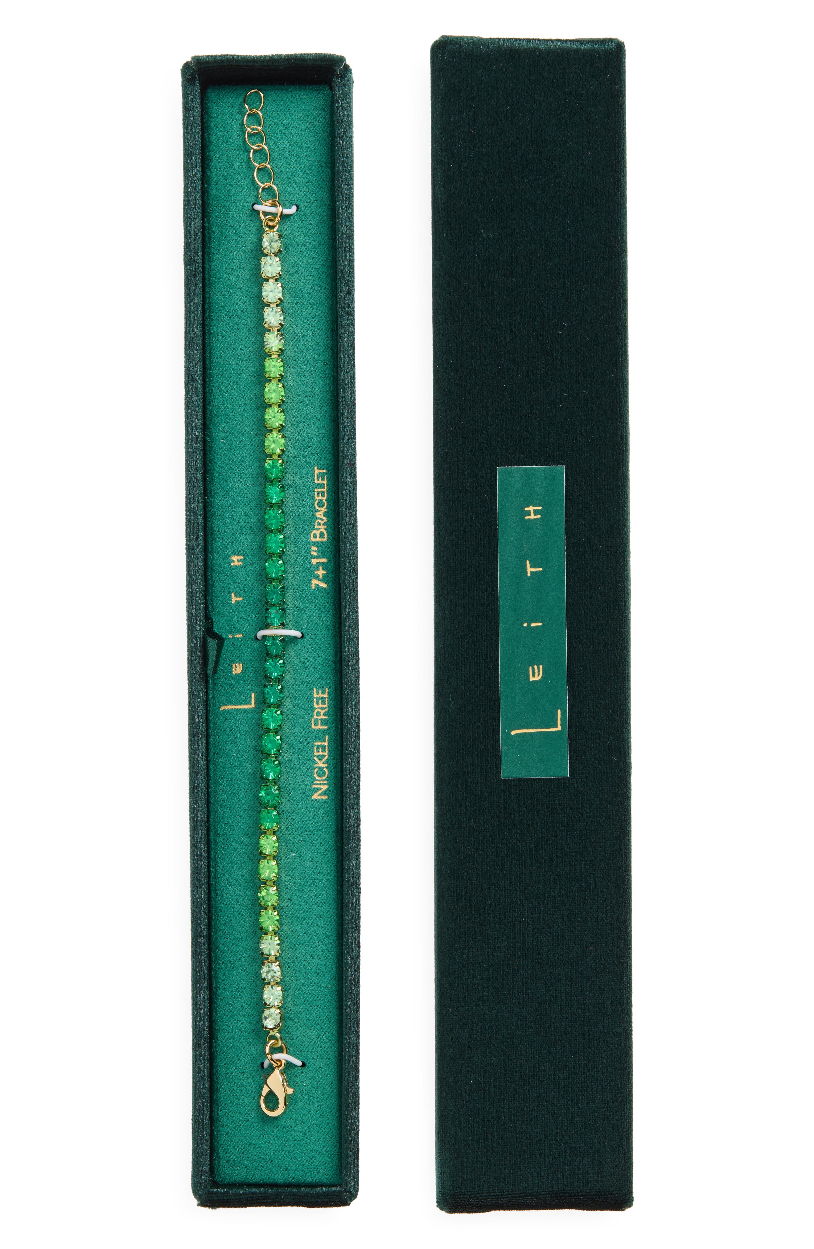 selected GREEN MULTI- GOLD