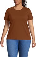 Lands' End Supima Cotton Crewneck T-Shirt
