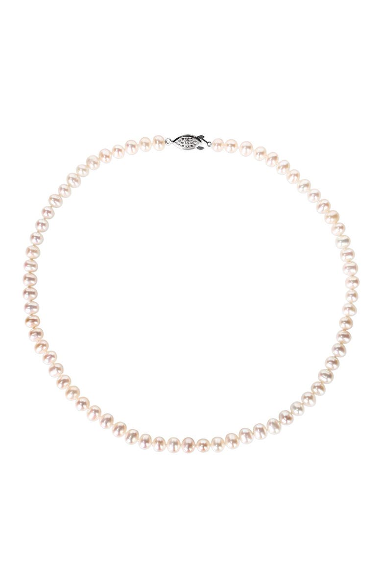 DELMAR Freshwater Pearl Bracelet, Necklace & Stud Earrings Set, Alternate, color, 