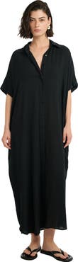 Beach Life by Gottex Resort Maxi Shirt Dress Cover-Up