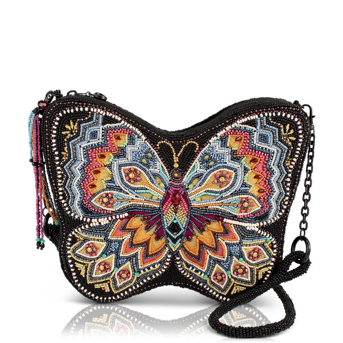 Indie Butterfly Handbag, Main, color, Black