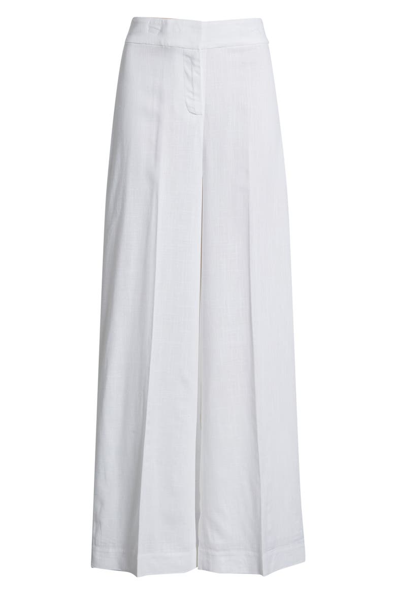 Wide Leg Pants, Alternate, color, WHITE