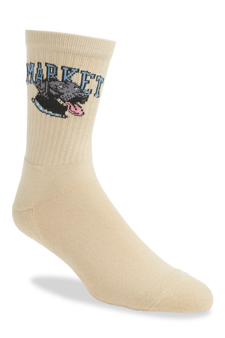 Lab Crew Socks, Main, color, CREAM