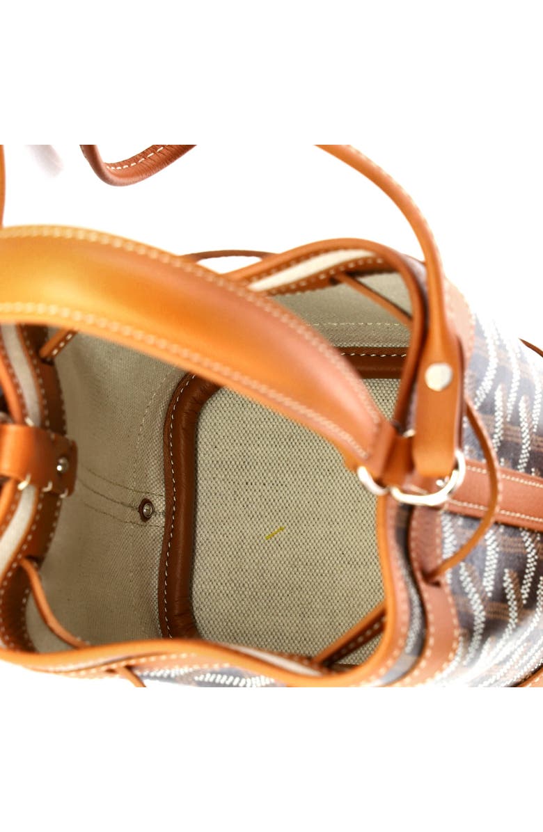 Pre-Owned Goyard Petit Flot Bucket Bag Coated Canvas Mini, Alternate, color, Brown