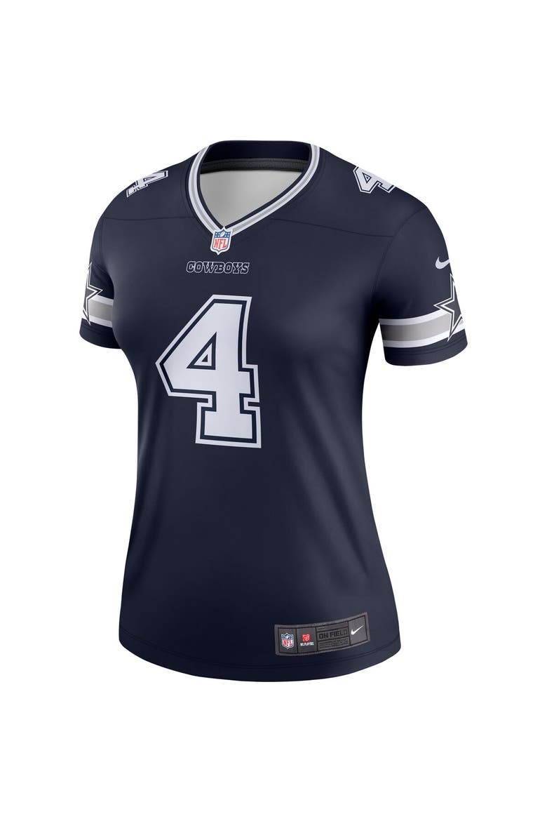 Women's Nike Dak Prescott  Navy Dallas Cowboys Legend Player Performance Top, Alternate, color, Navy