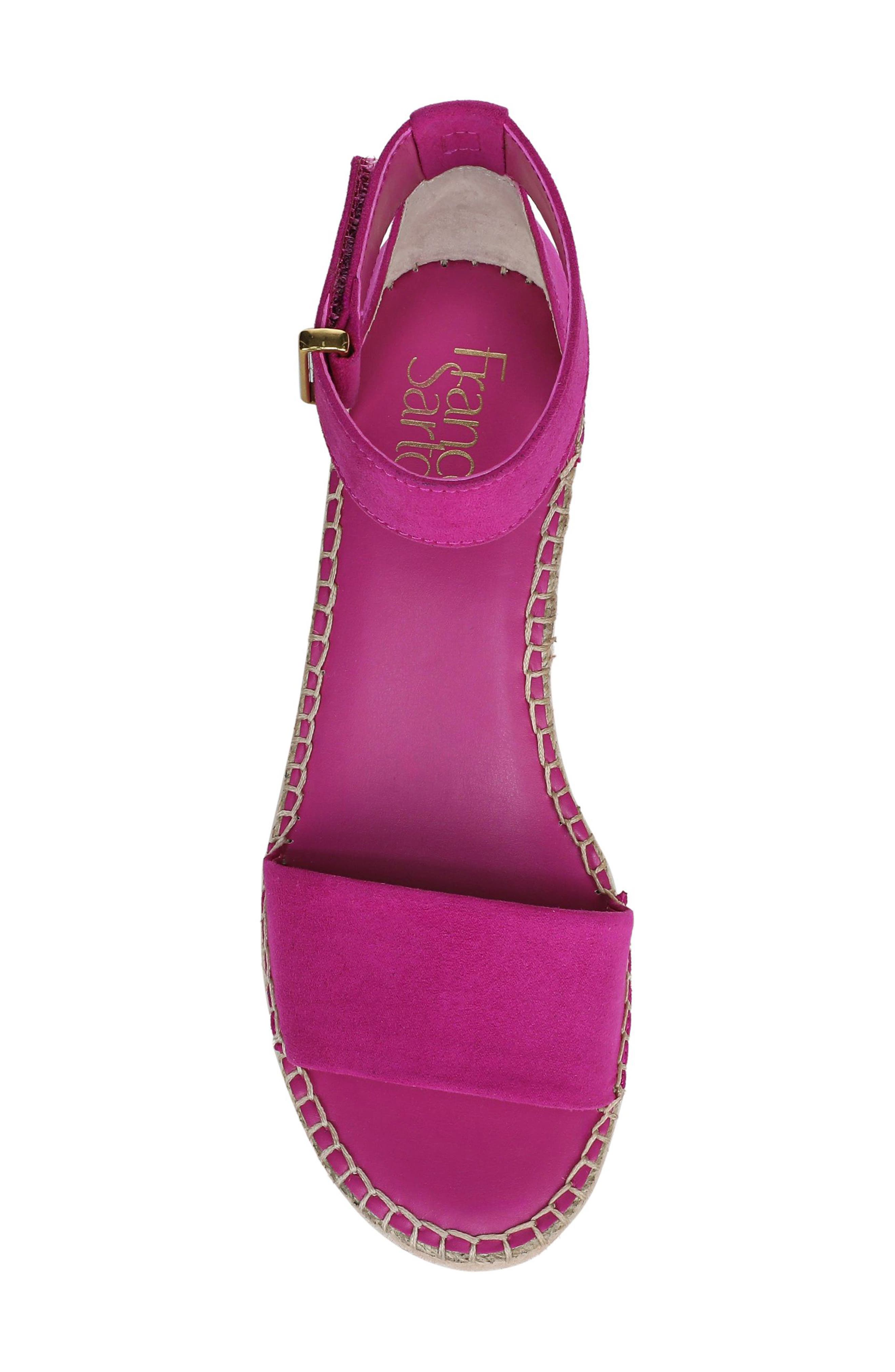 Pela Espadrille Platform Sandal, Alternate, color, FUCHSIA