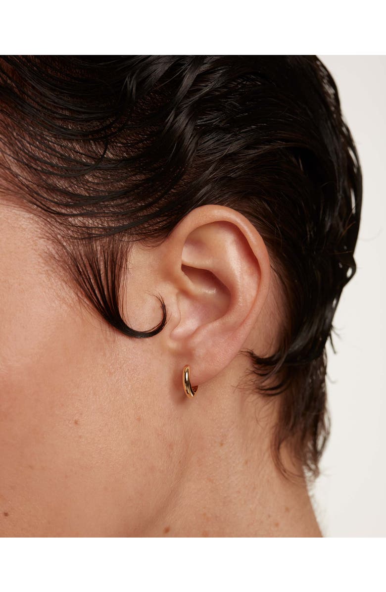 PDPAOLA Gold Bold Mini Hoops, Alternate, color,