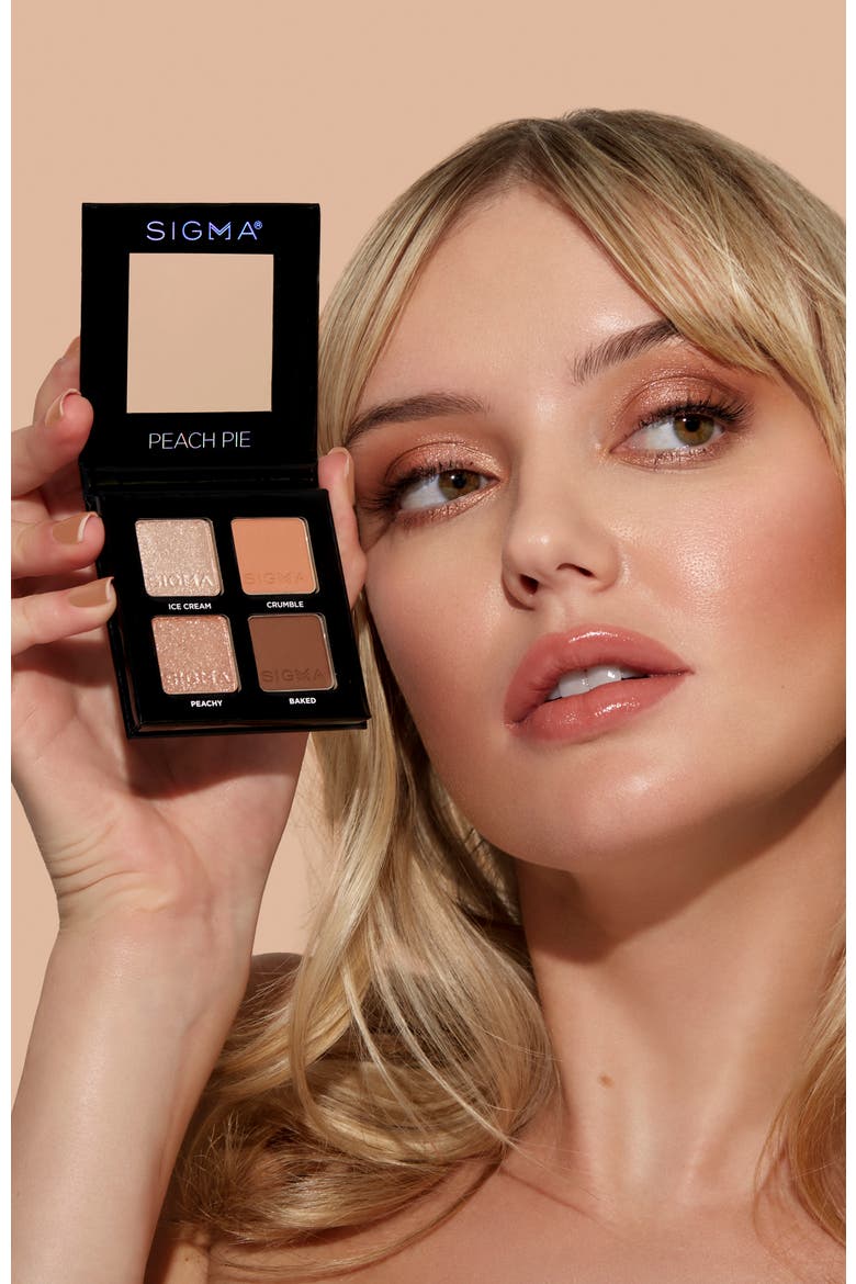 Eyeshadow Quad, Alternate, color, Peach Pie - soft peaches