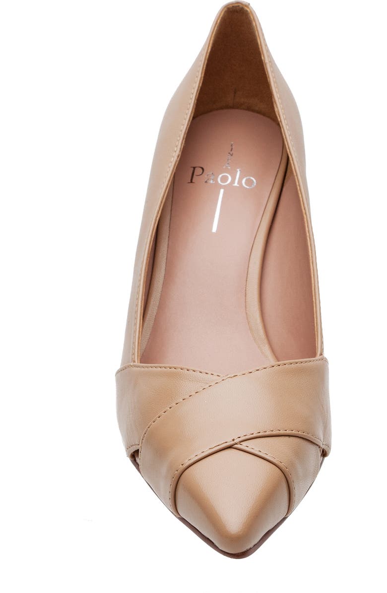 Linea Paolo Palos Pointed Toe Pump, Alternate, color, Desert Sand