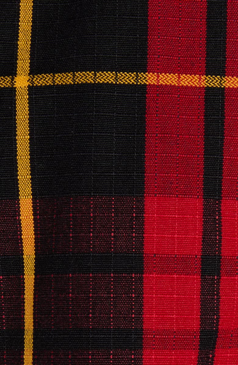 McQueen Deconstructed Tartan Ripstop Jacket, Alternate, color, Bordeaux