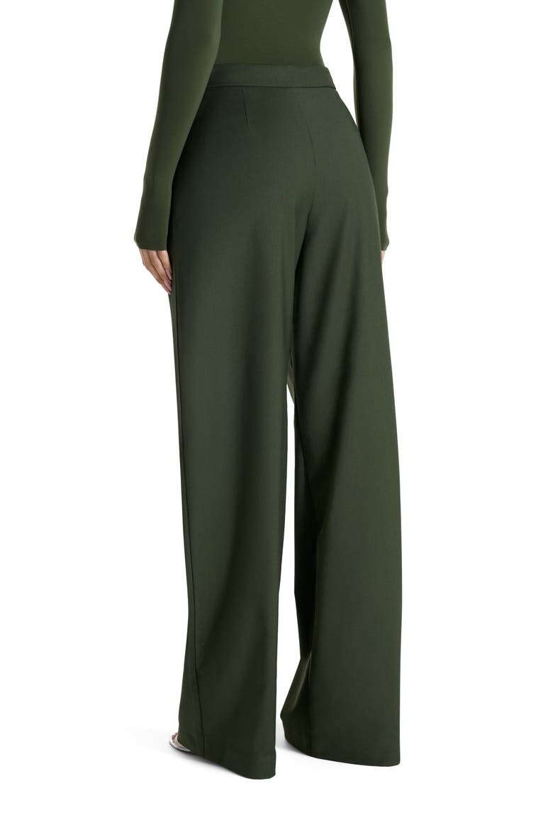 High Waist Wide Leg Pants, Alternate, color, OLIVE