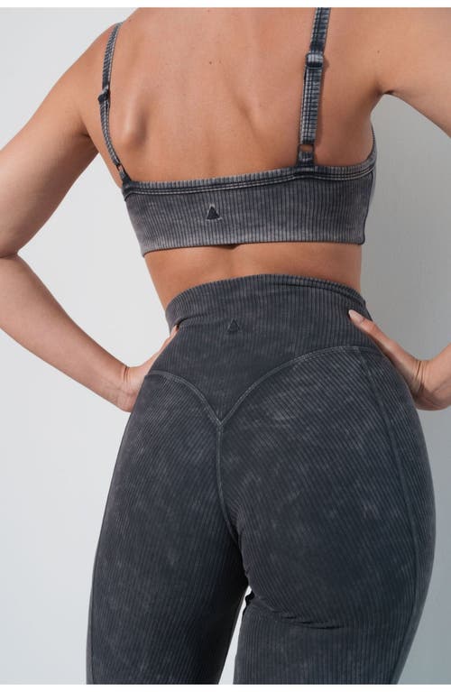 Vitality Cloud Ii Rib Wide Leg Trouser In Gray