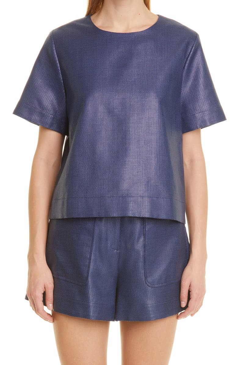 Lisa Marie Fernandez Woven Trapeze Top, Main, color,