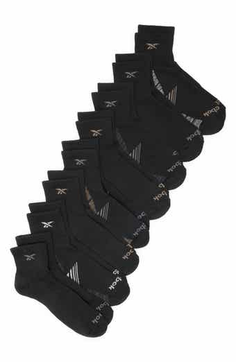 8-Pack Cushioned Quarter Length Socks