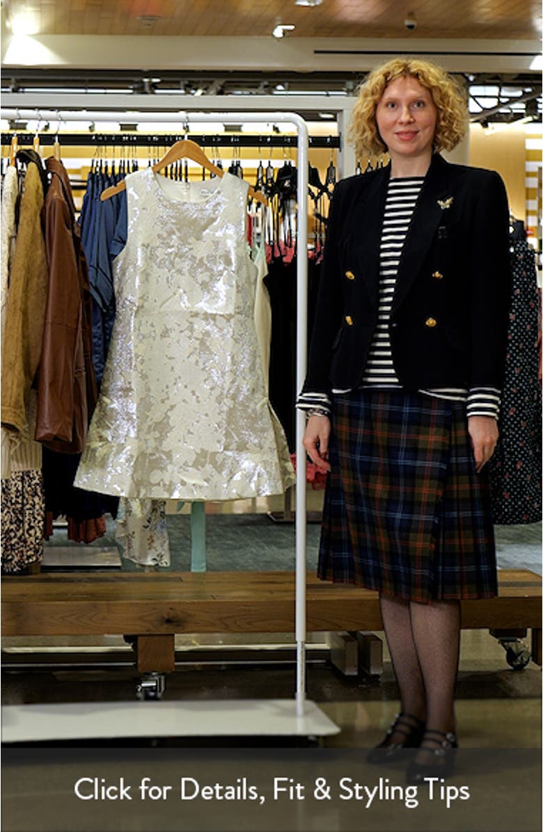 Metallic Sleeveless Minidress, sales video thumbnail