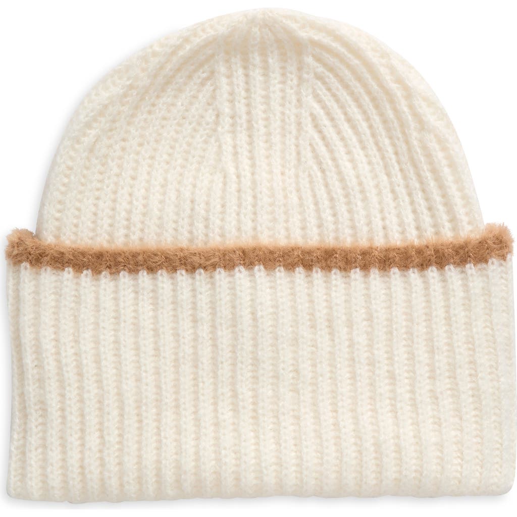TREASURE & BOND TREASURE & BOND RIB CONTRAST BEANIE