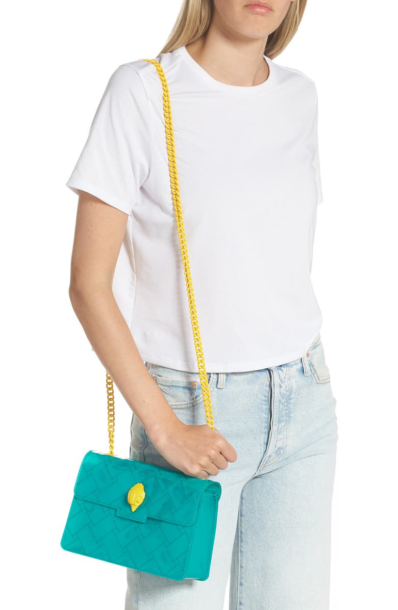 Kurt Geiger London Kensington Vinyl Crossbody Bag, Alternate, color,