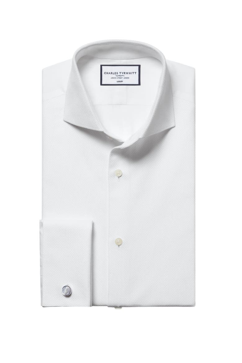Bib Front Evening Shirt, Alternate, color, White