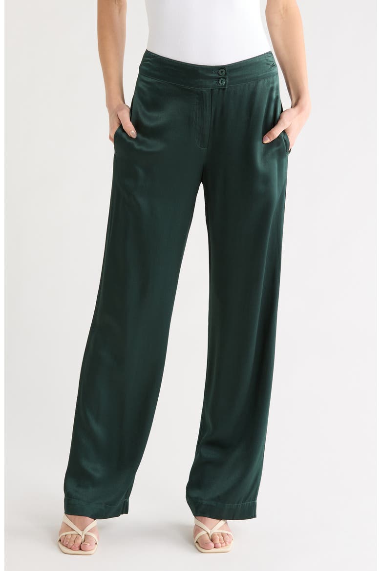 Camile Wide Leg Pants, Main, color, HOTSPRING