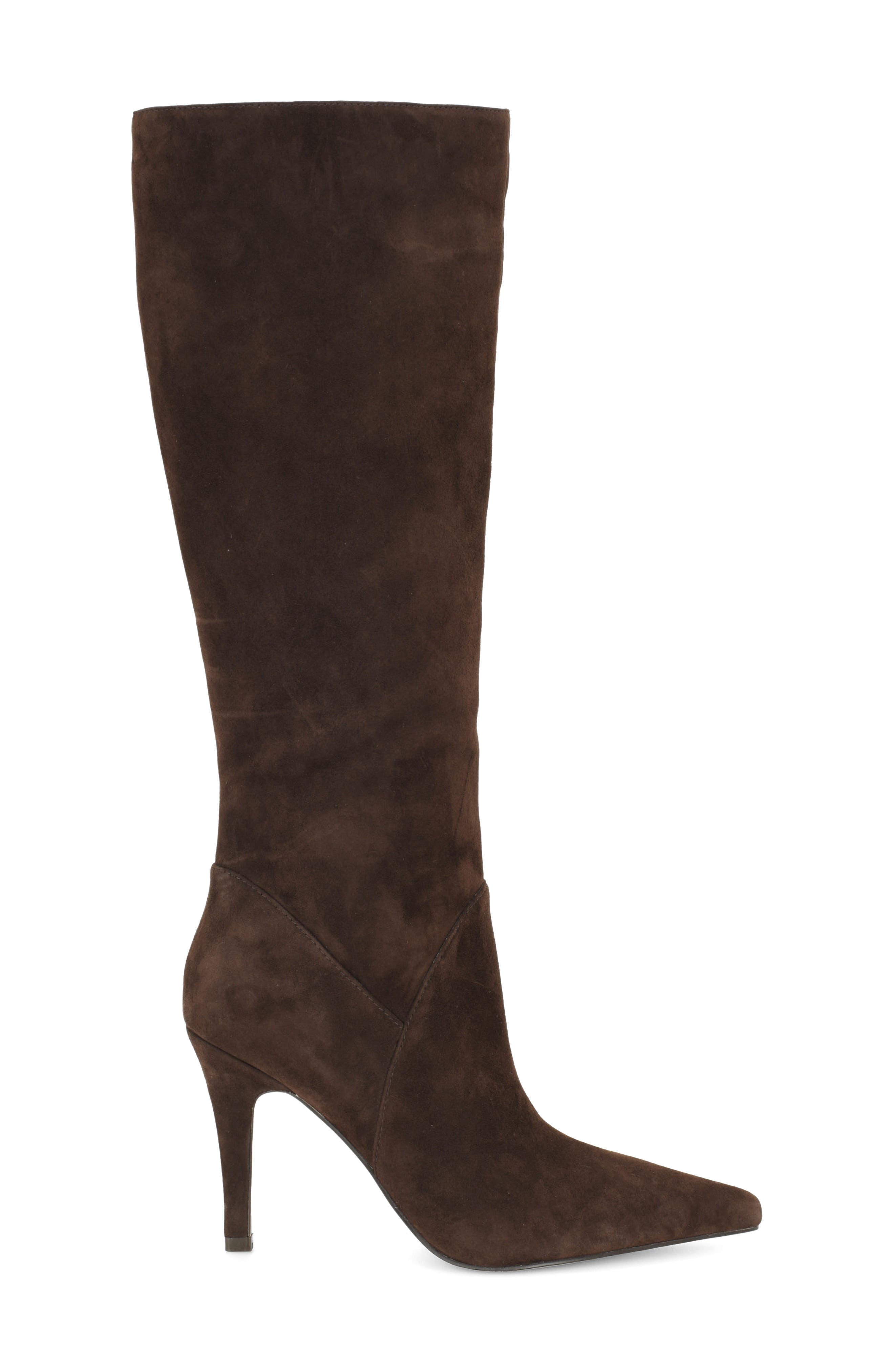 Korin Wide Calf Knee High Boot, Alternate, color, DARK BROWN