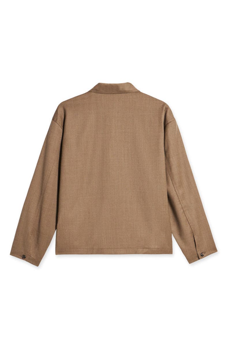 Fortela Fuego Wool Fresco Overshirt, Alternate, color, Beige