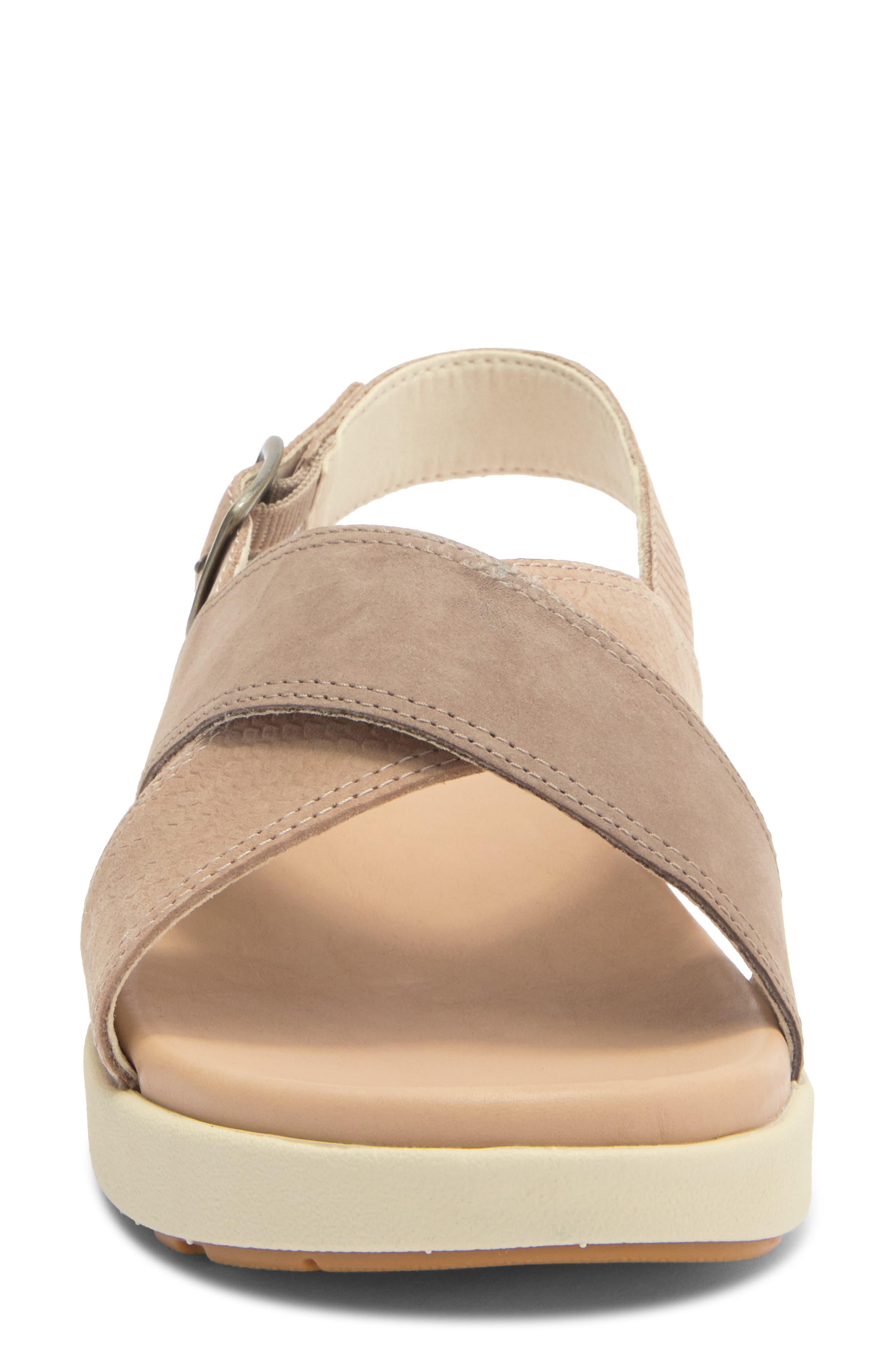 KEEN Elle Luxe Cross Strap Sandal, Alternate, color, Plaza Taupe/ Brindle