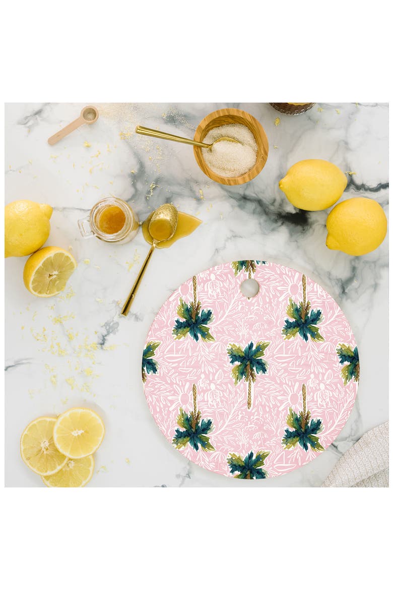 Island Dreams Cutting Board, Alternate, color, PINK