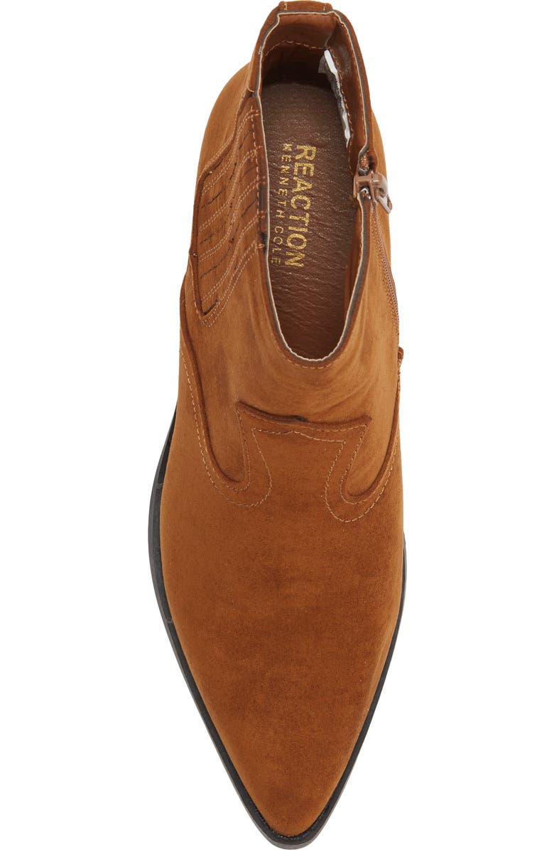 Reaction Kenneth Cole Elenor Block Heel Bootie, Alternate, color, Cognac