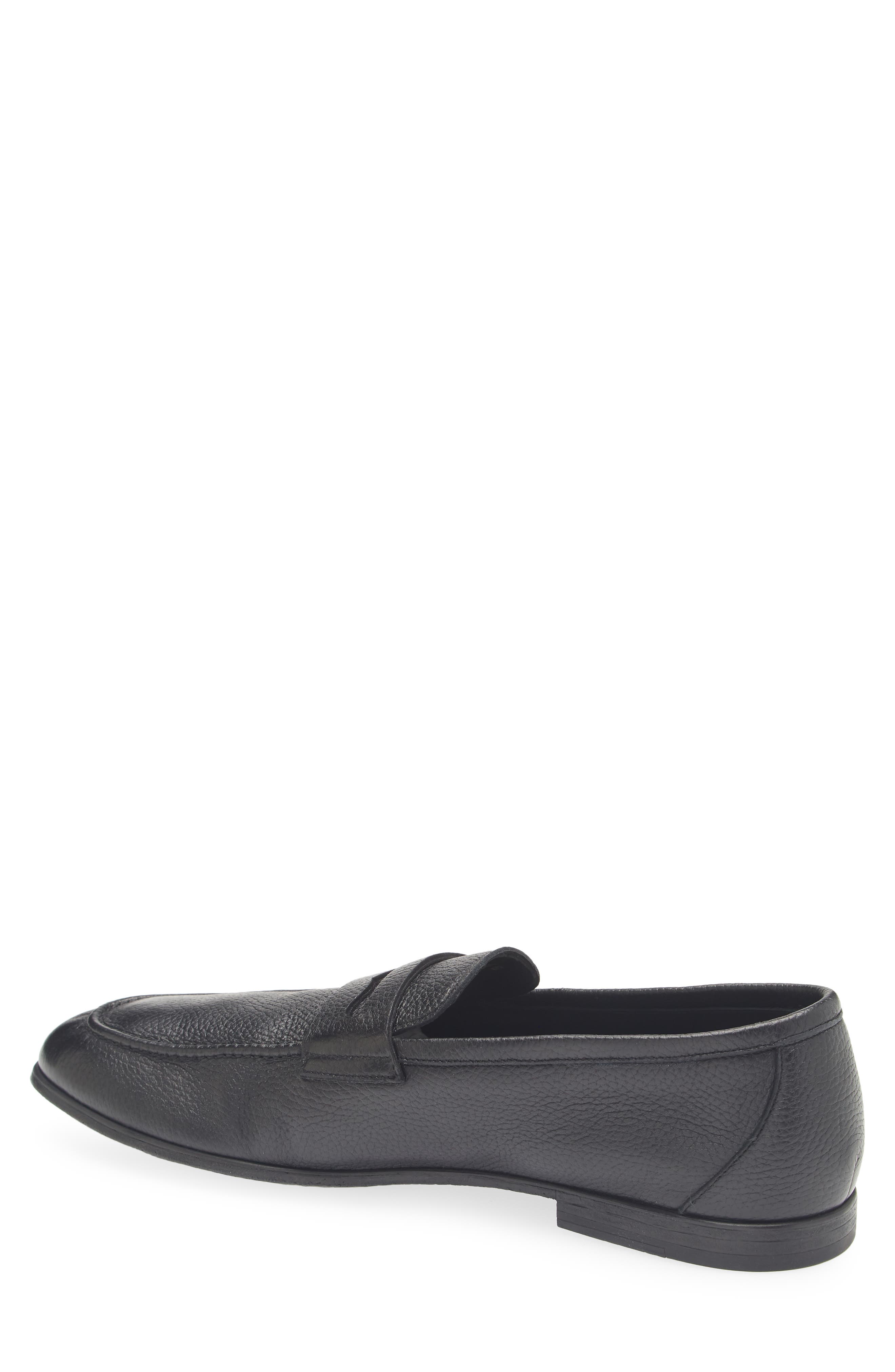 Canali Penny Loafer, Alternate, color, Black