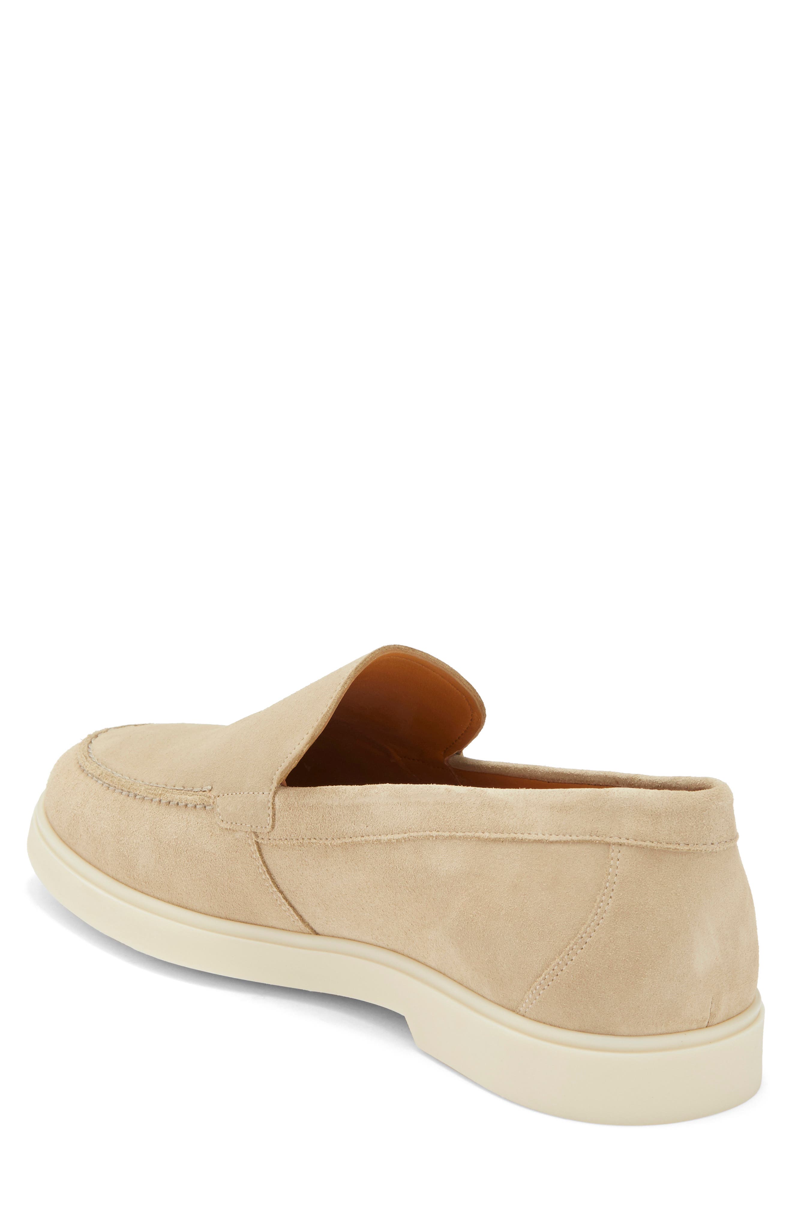 Lobo Penny Loafer, Alternate, color, AVENA SUEDE