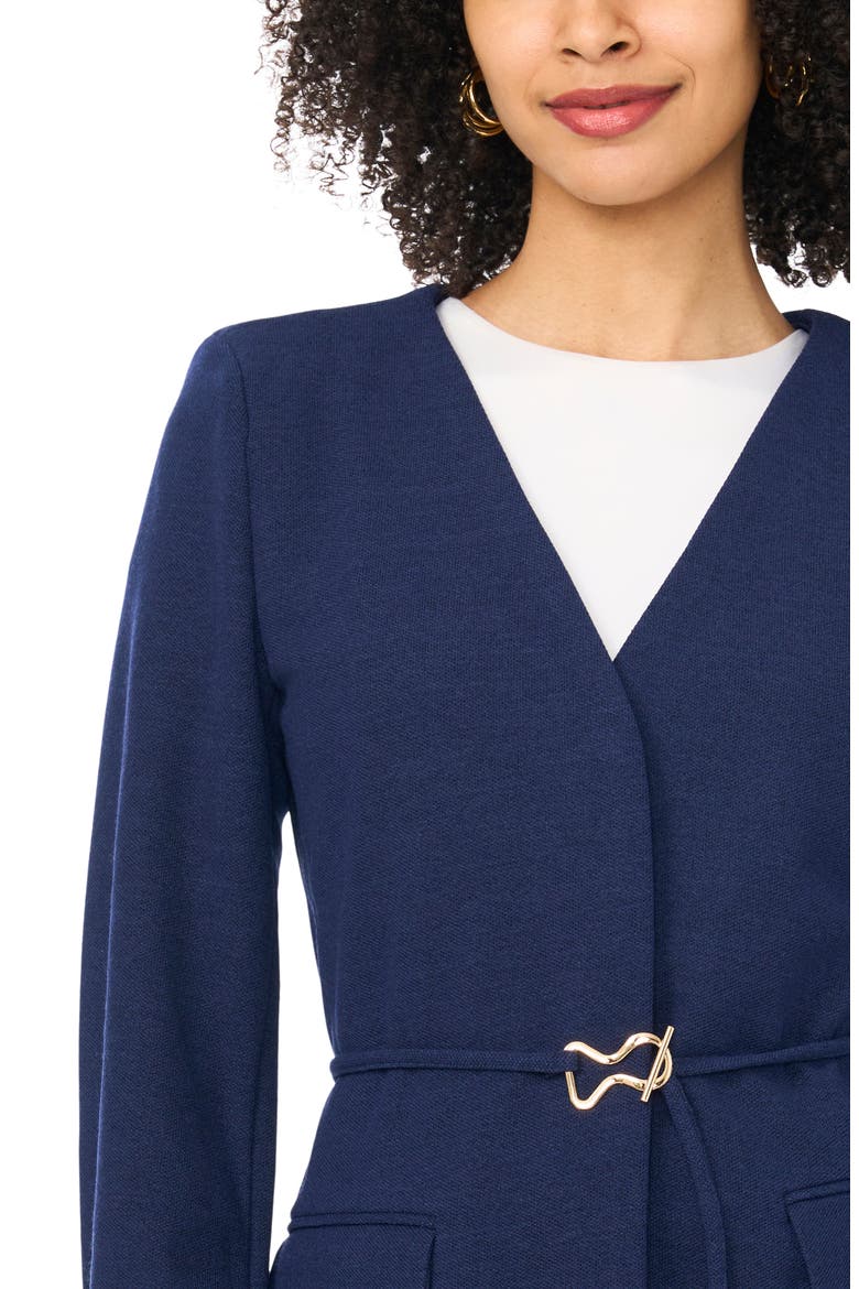 Belted Jacket, Alternate, color, CLASSIC NAVY