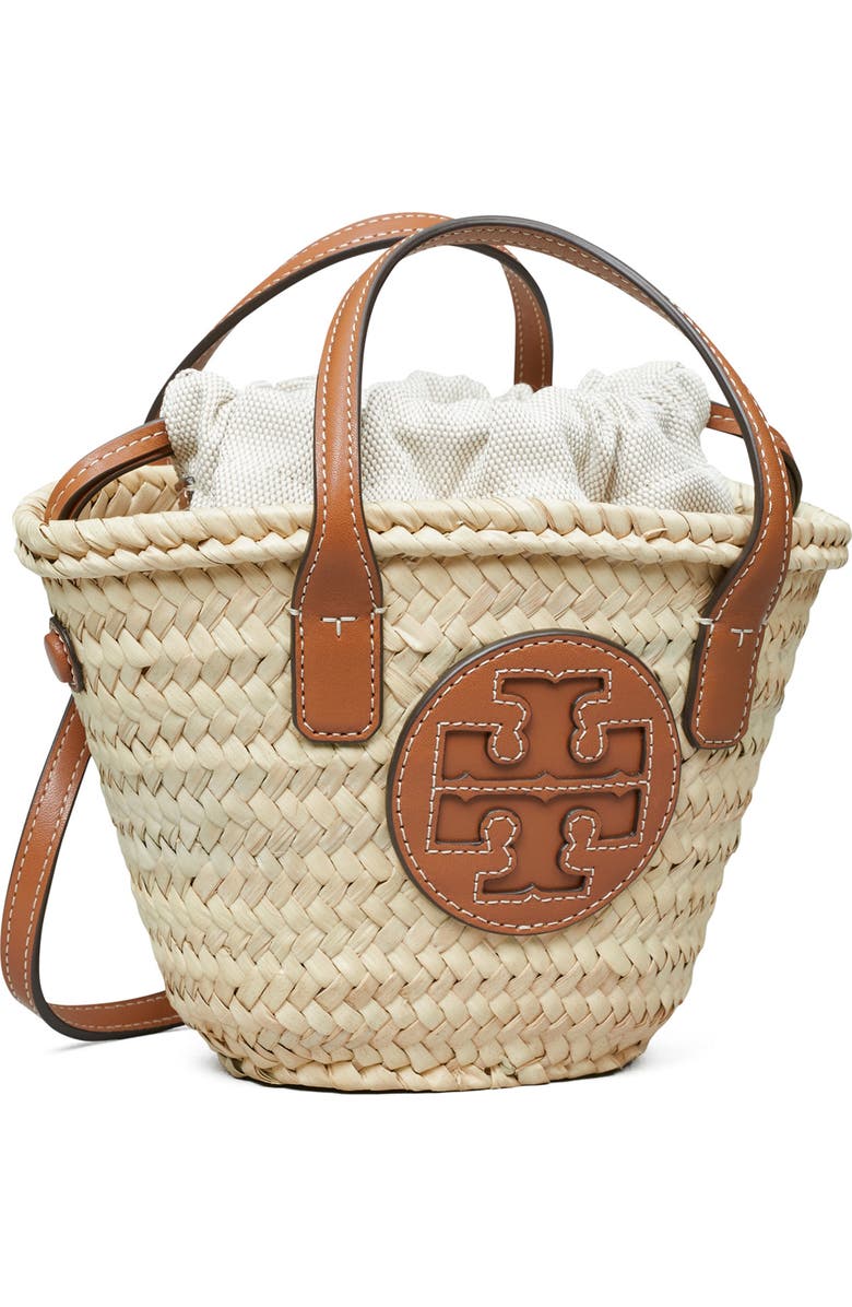 Tory Burch Ella Mini Straw Basket Bag, Alternate, color,