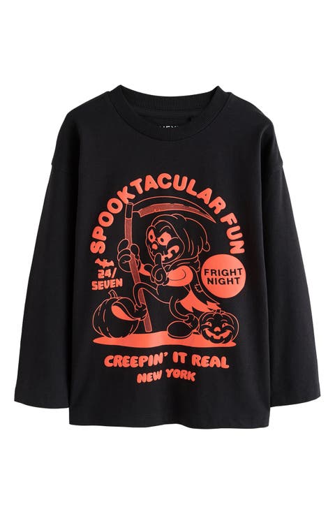 Kids' Spooktacular Halloween Cotton Graphic T-Shirt (Baby, Toddler & Little Kid)