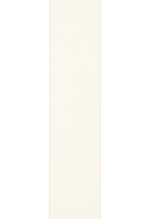 Off-white Arrow Buckle Leather Belt In White