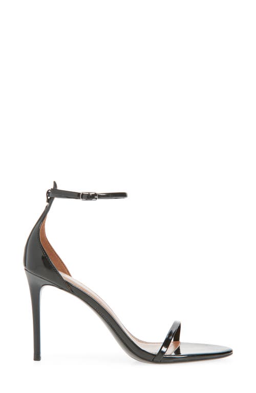 Mango Fina Ankle Strap Sandal In Black