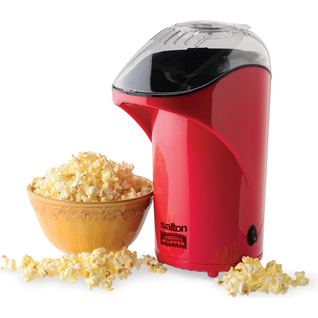 Salton Cinema Popper Popcorn Maker In Red