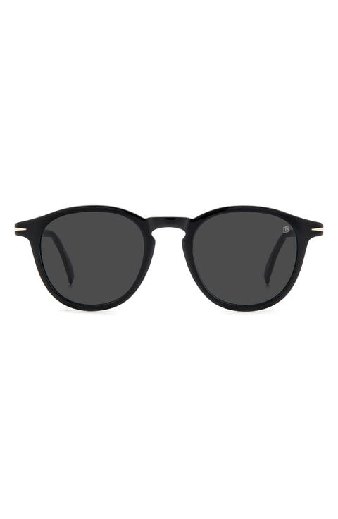 49mm Round Sunglasses