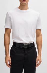BOSS Thompson Solid Cotton T-Shirt