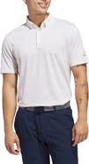 adidas Golf Ultimate Pencil Stripe Performance Golf Polo