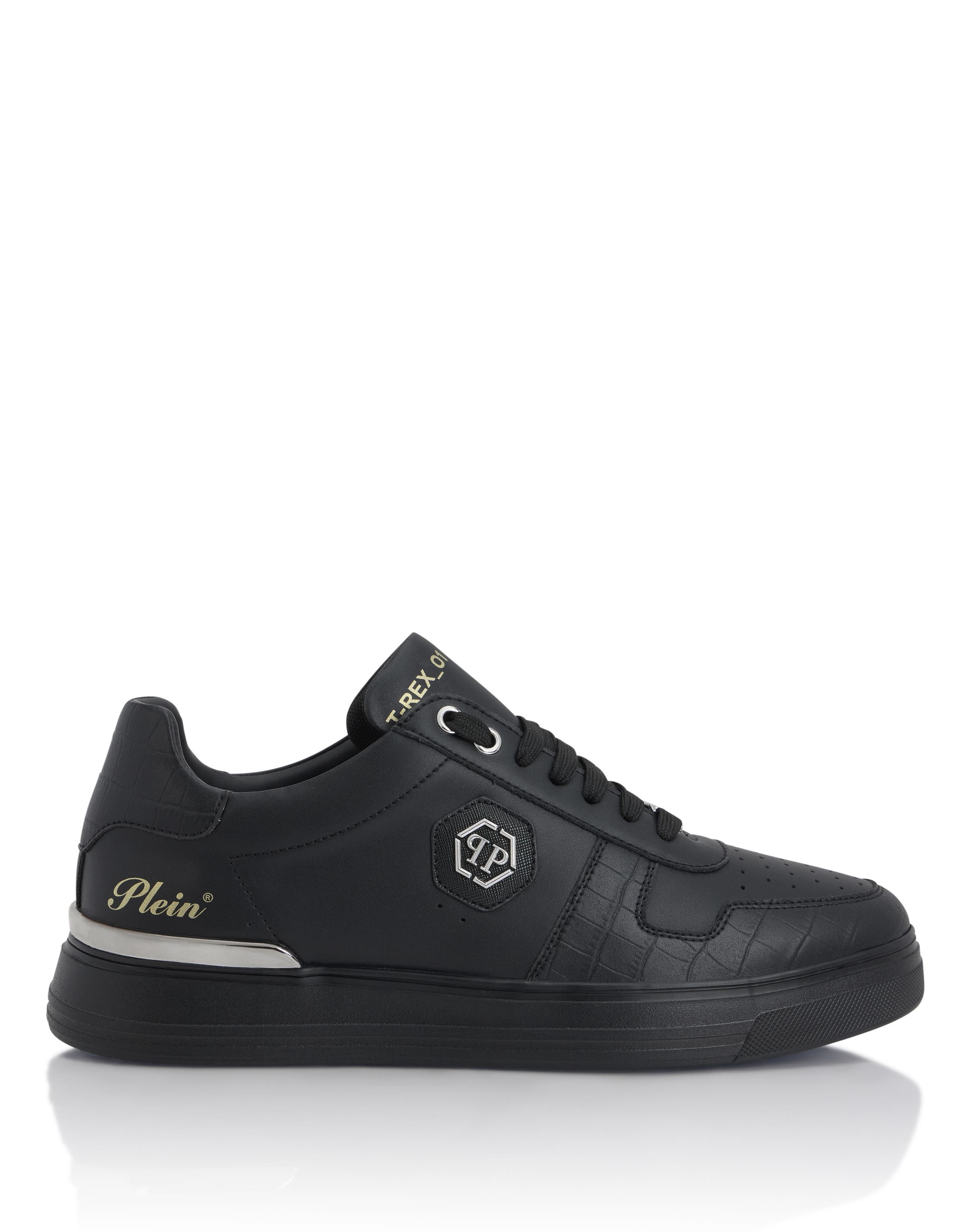 Sneakers T-Rex_01 Nappa And Cocco Unisex, Alternate, color, black/black