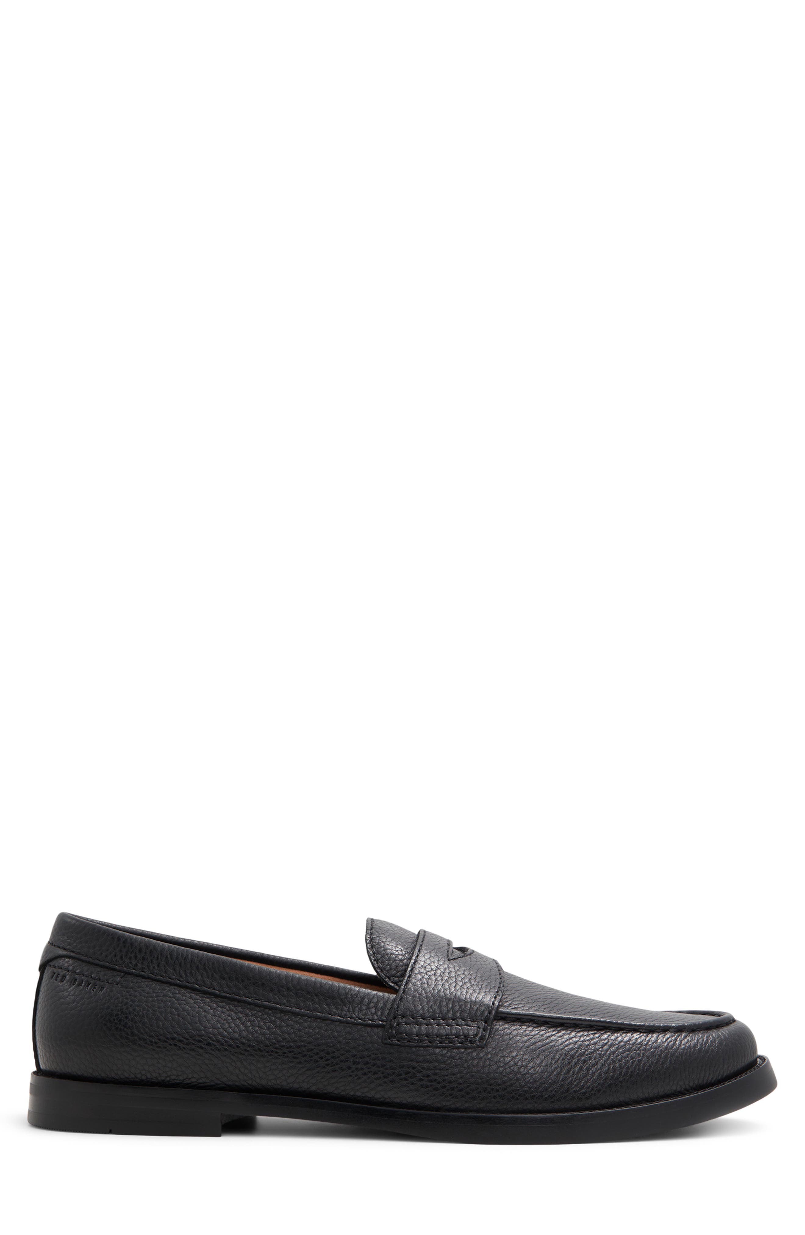 Ted Baker London Parliament Penny Loafer, Alternate, color, Black